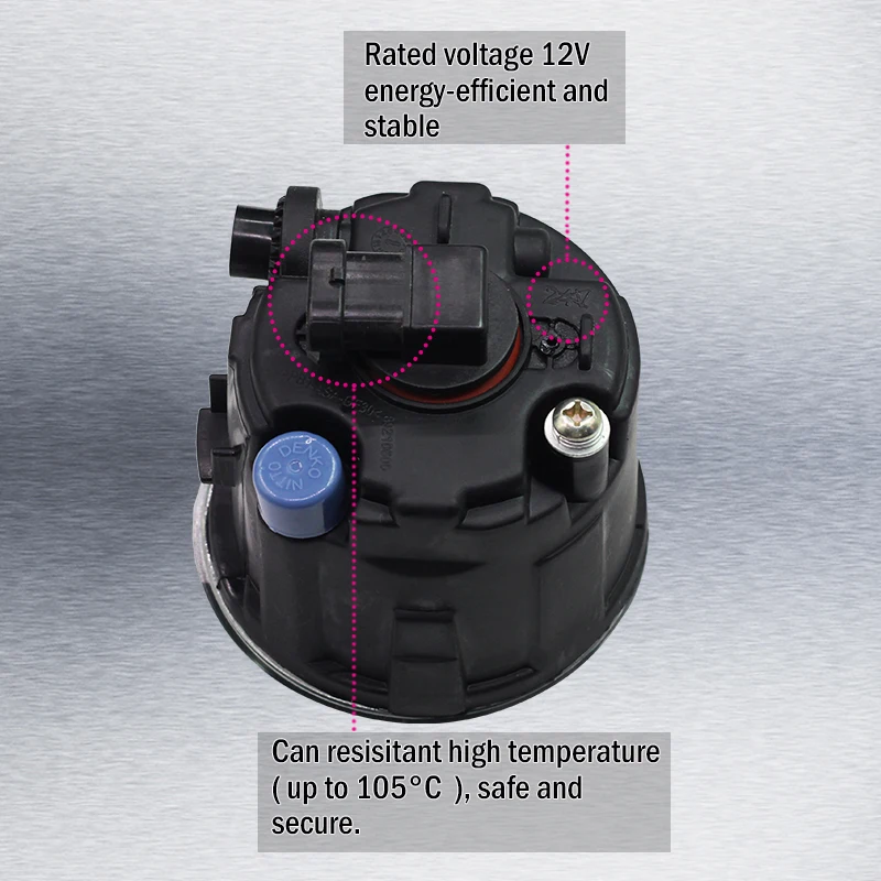 Cawanerl 1 пара автомобиля левый + правый туман светильник светодиодный дневного