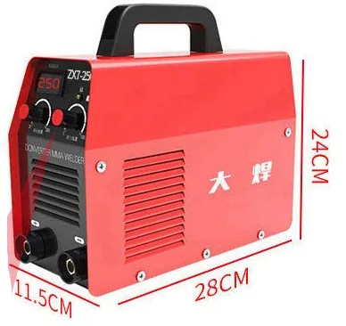 Сварочный аппарат инверторный Сварочный электродуговой аппарат 20-250A 220V мелкие бытовые автоматический маленький сварочный аппарат для меди