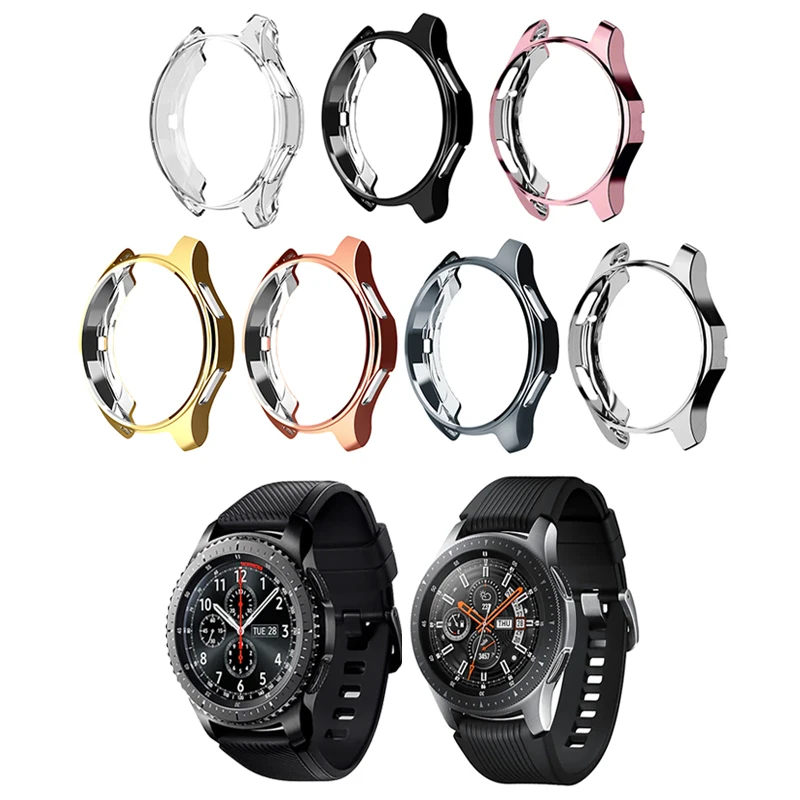 Чехол Smart watch gear S3 frontier для samsung Galaxy watch 46 мм 42 мм, защитный чехол, Сменный Чехол из ТПУ