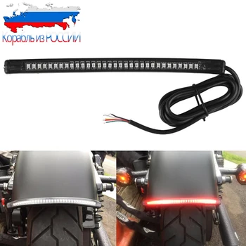 

Motorcycle гибкие светодиодные полосы задний фонарь указатель поворота тормоза универсальный For Harley Dyna Sportster