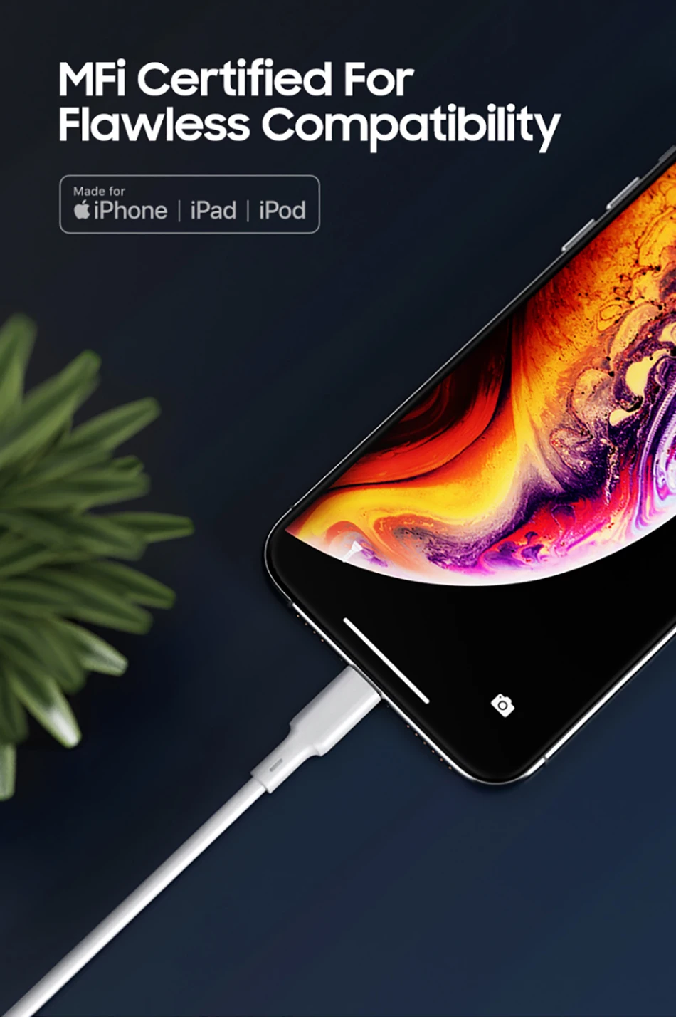 Benks MFi PD Cable Fast Charging For iPhone 11 Pro MAX X XR XS 8 Plus Type C to Lightning Phone Cables For iPad Pro Charger Cord (4)