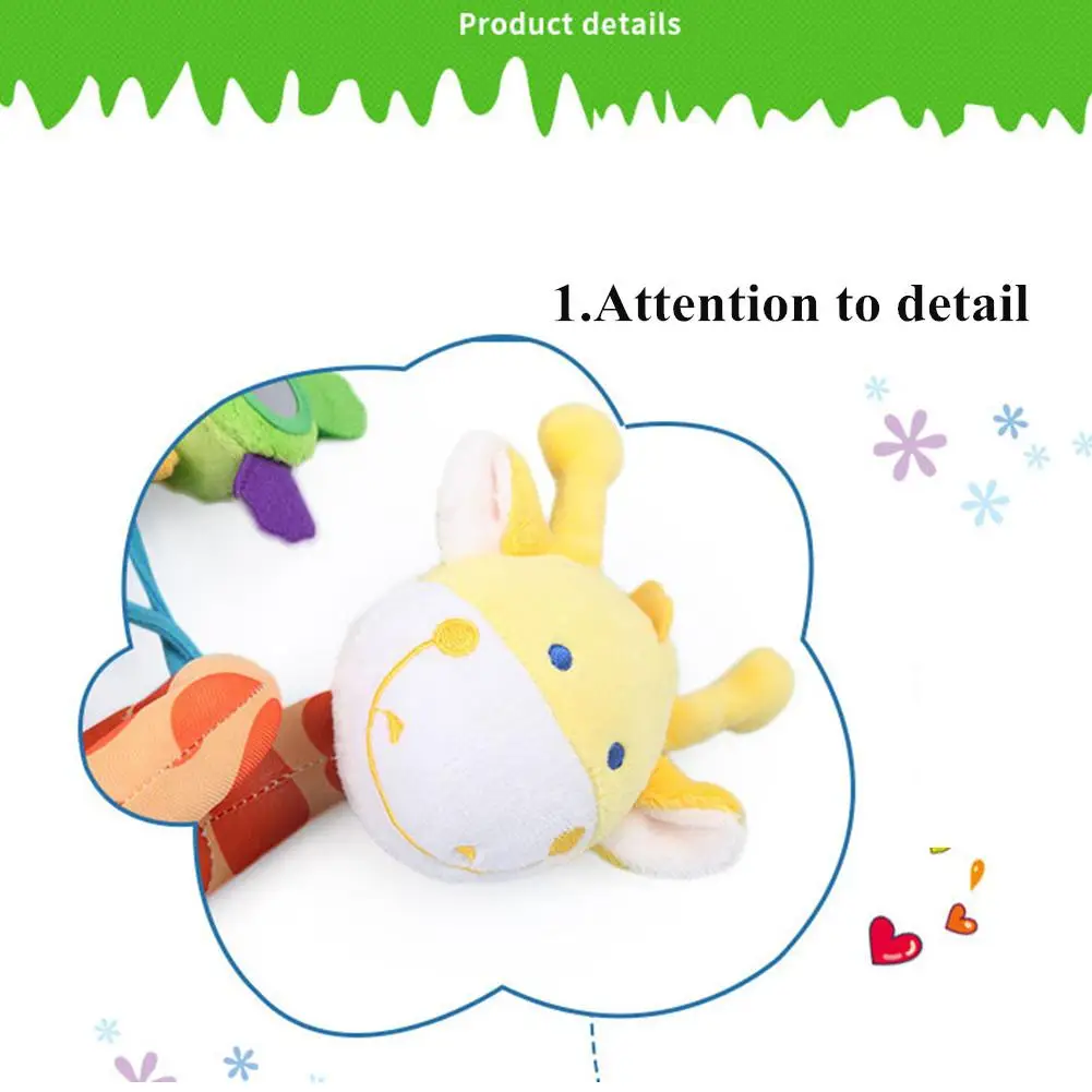 Kidlove милый мультфильм младенец спиральный висячий колокольчик погремушка игрушка для набор в коляску