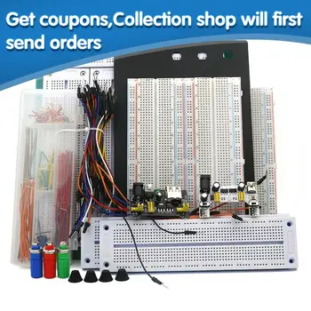 

SYB 120 400 500 830 840 1660 MB102 GL-12 Points Solderless PCB Breadboard Mini Universal Test Protoboard DIY Bread Board