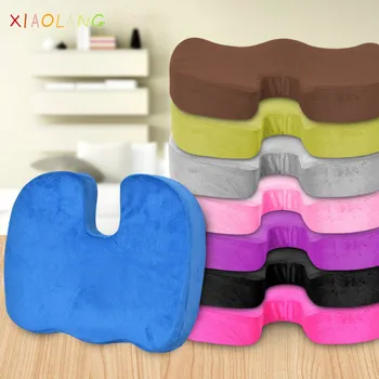 

Travel Breathable Seat Cushion Coccyx Orthopedic Memory Foam U Seat Massage Chair Cushion Pad Car U-Shape Seat Cushion