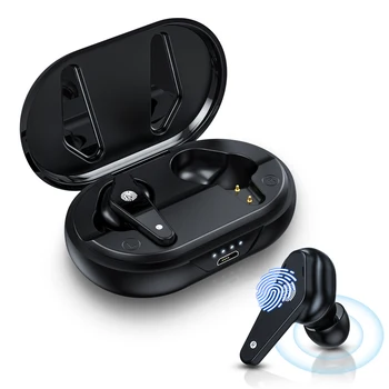 

Wireless Touch Bluetooth Earphones Charging Case Sport Waterproof Noise Reducton Headsets With Microphone Wireless 5.0 earphone