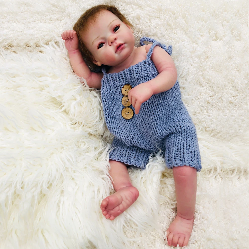 Эксклюзивные куклы Reborn baby, полностью силиконовые, 22 дюйма, 55 см, супер настоящие куклы для новорожденных, потрясающие, окрашенные, Bebe Reborn