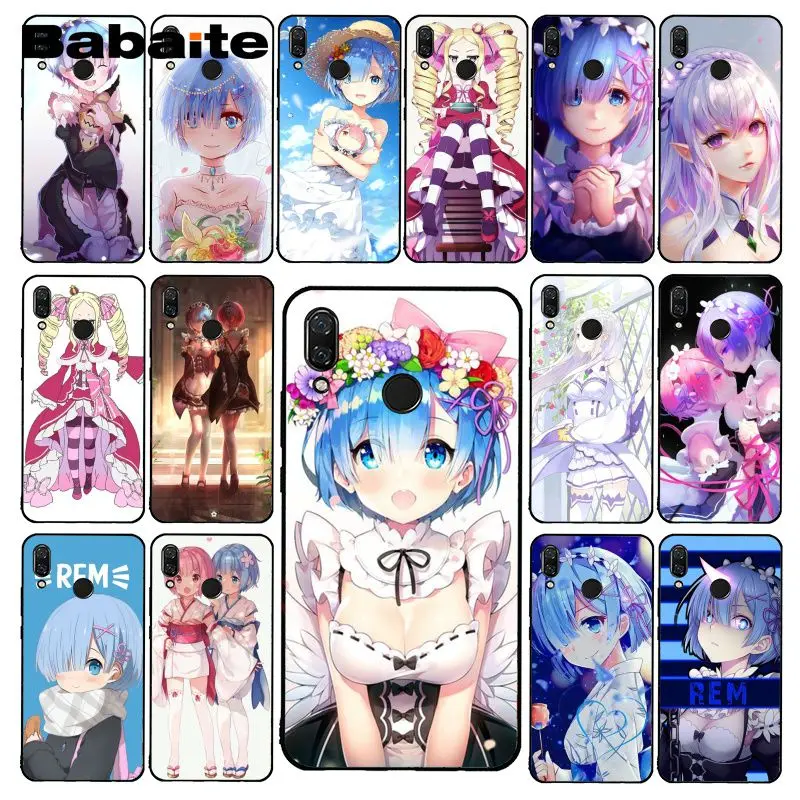 Чехол для телефона Babaite anime zero rem Xiaomi Redmi4X 6A 6 7 8 9 Redmi 5 5Plus Note9 8T 9Pro | Мобильные телефоны