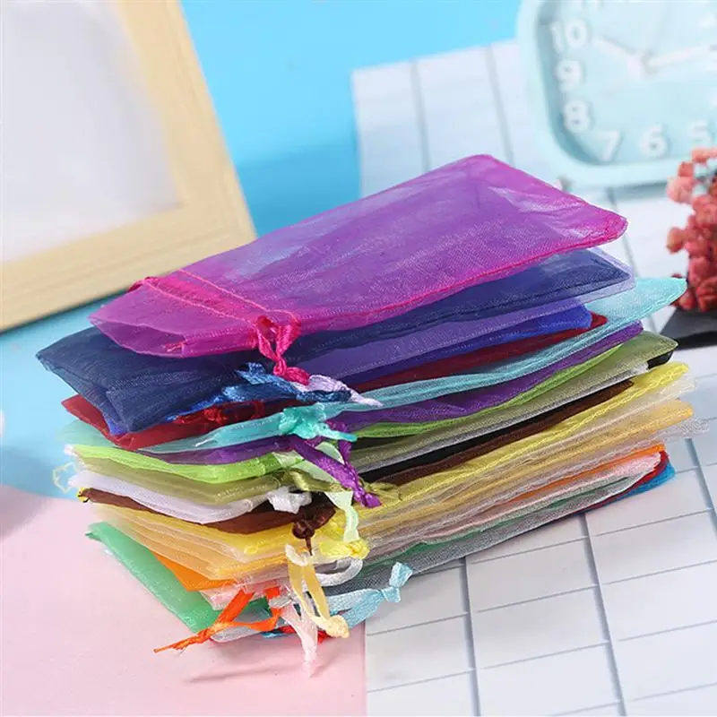 100 шт. прозрачные пакеты для конфет маленькие подарочные печенья светло