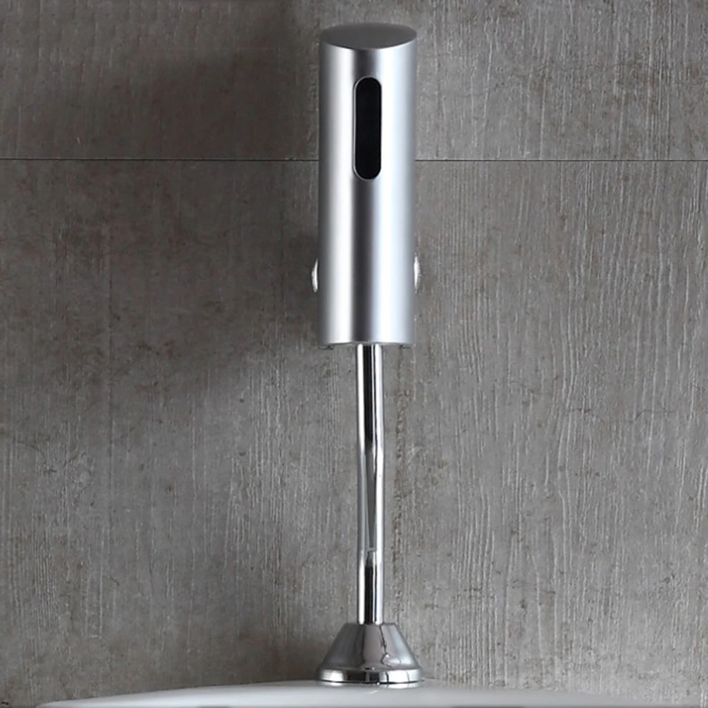 Wall Mounted Auto Sensor Urinal Flush Valve Bathroom Toilet Lavatory Flusher, Brass Construction