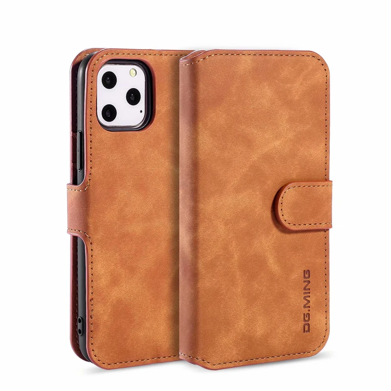 

Flip Wellet Case for iPhone 11 Pro Max 11Pro 2019 5.8 6.1 6.5 Case Retro Leather Cover 3 Card Slot Pouch Stand Holder Funda