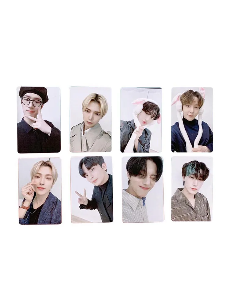 8Pcs/Set Kpop ATEEZ Photo Card Postcard Lomo Card For Fans Collection New Arrivals