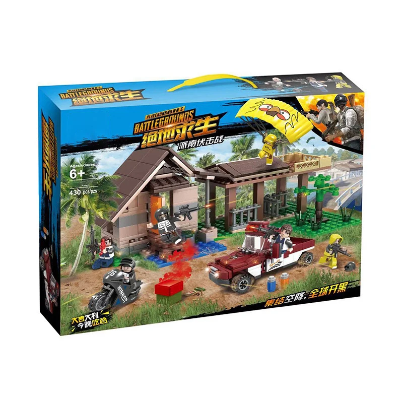 Строительные блоки набор кирпичей совместимая игра PUBG Battleground The Painan Ambush Action Minifigure