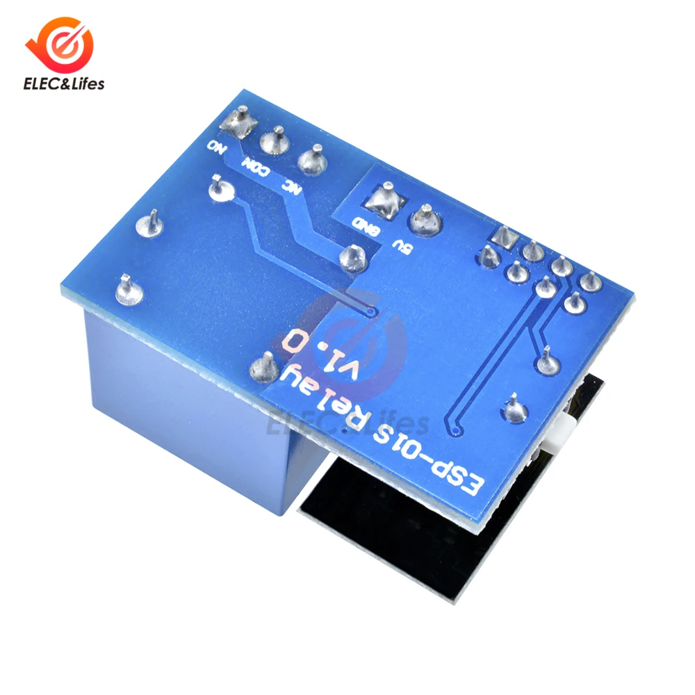 ESP8266 ESP01 ESP-01S 5 В релейный модуль Wi-Fi Умный дом дистанционное управление переключатель для ардуино телефон приложение ESP01S Беспроводной Wi-Fi модуль