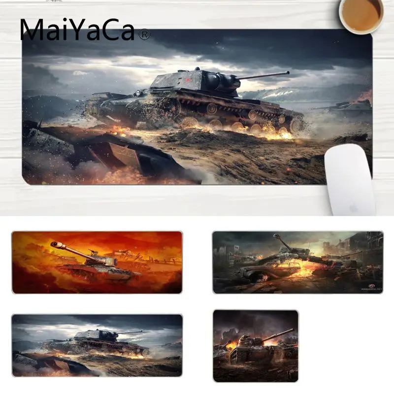 

MaiYaCa Simple Design World of Tank Durable Rubber Mouse Mat Pad Large Lockedge Mouse pad PC Computer mat