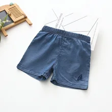 Коллекция года; сезон лето; Новые Стильные шорты для больших мальчиков джинсовые брюки в ковбойском стиле с вышивкой для мальчиков прямые поставки от производителя