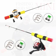 Зимние ледяные удочки, Рыболовные катушки, комбинированные мини-удочки, портативные уличные инструменты, спиннинг, литье, удочка, инструмент