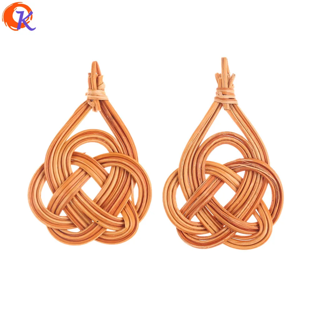

Cordial Design 20Pcs 35*56mm Jewelry Accessories/Hand Made/Bamboo Rattan/As Show/Embellishment/DIY Making/Earring Findings