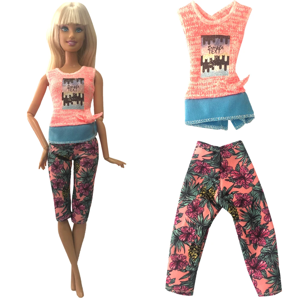 NK один комплект куклы хризантемы красный жилет одежда модная Повседневный