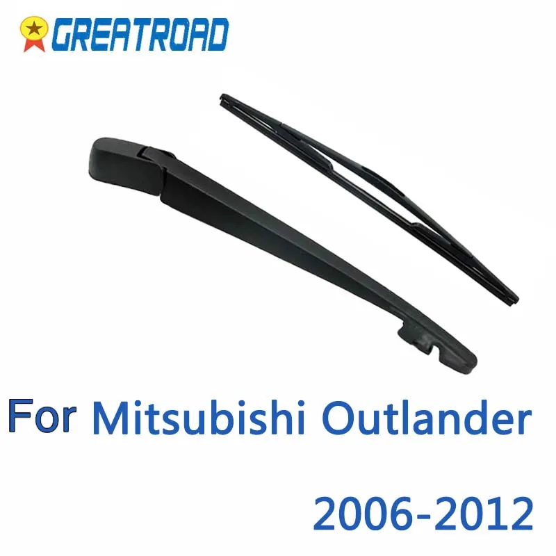 

Рычаги стеклоочистителя 12 "Задняя щетка стеклоочистителя комплект для Mitsubishi Outlander 2006 -2012 2007 2008 2009 лобовое стекло Защита от солнца на заднее стекло