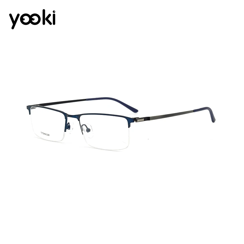 Титановая оправа без оправы для очков, мужские очки Oculos De Grau, компьютерные оптические очки, близорукость, деловые оправы для очков P9848