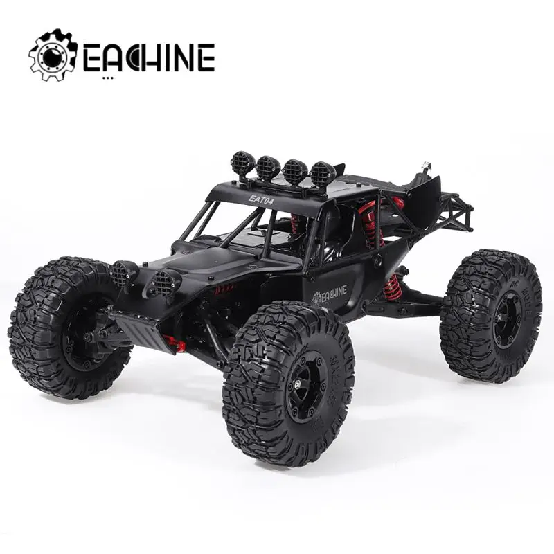 В наличии Eachine EAT04 1/12 2 4G 4WD щетка Rc автомобиль металлический корпус пустынный