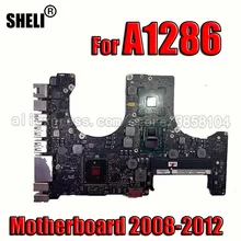 Placa de sistema a1286 placa-mãe para macbook pro 15