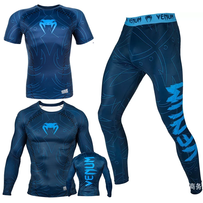 Футболка, спортивная одежда, мужской костюм, MMA, плавки, сублимированный принт, bjj, боксерский Рашгард, jiu jitsu, gi, Рашгард, дышащая, muay - Цвет: 4