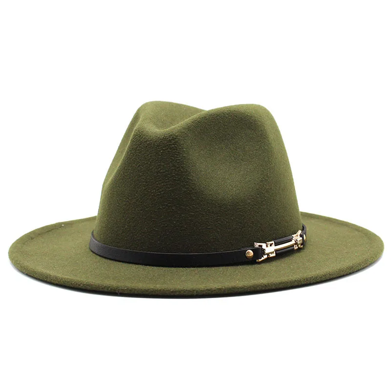 Fedora hats men's hats ladies felt jazz top belt accessories Panama shallow fedora hats шляпаженская best fedora hats