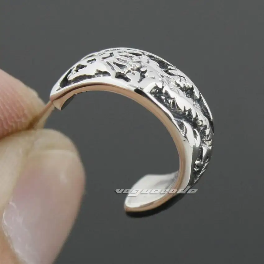 Серьги качалки мужские из серебра 925 пробы с китайским драконом 8R005|earings for men|men