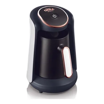 

Automatic Coffee Maker Machine 4 Cups Capacity (300 ML) Washable Coffee Pot, Sound Warning System, Portable