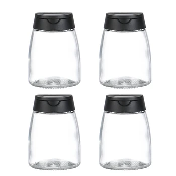 

4pcs Spice Pepper Shaker Set Salt And Pepper Container Salt Sugar Bottle Seasoning Bottles Kitchen Cooking Seasoning Storage Box