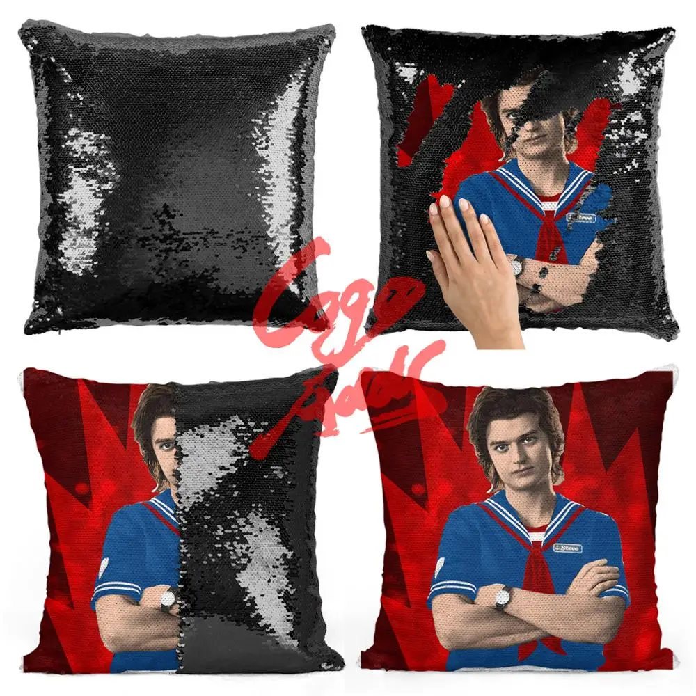 Наволочка на подушку с блестками подарок для нее Него новоселье|Наволочка| |