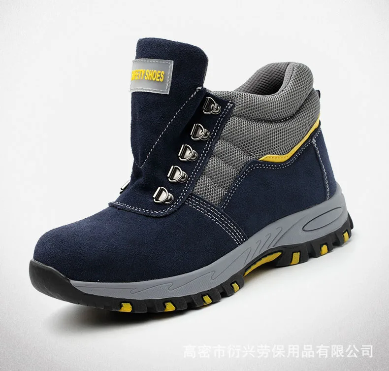 Steel Toe Cap Impacts-resistant Men Safety Boots Indestructible Anti-Puncture Working Shoes Man Safety All In One Safety Shoes