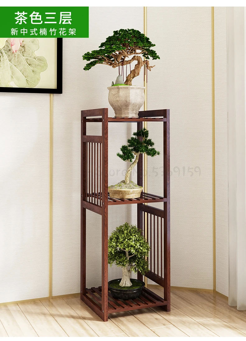 New Style Flower Rack Indoor A Living Room Northern Europe Balcony Shelf Green Luo Pylons Landing Type Meaty Flowerpot Frame