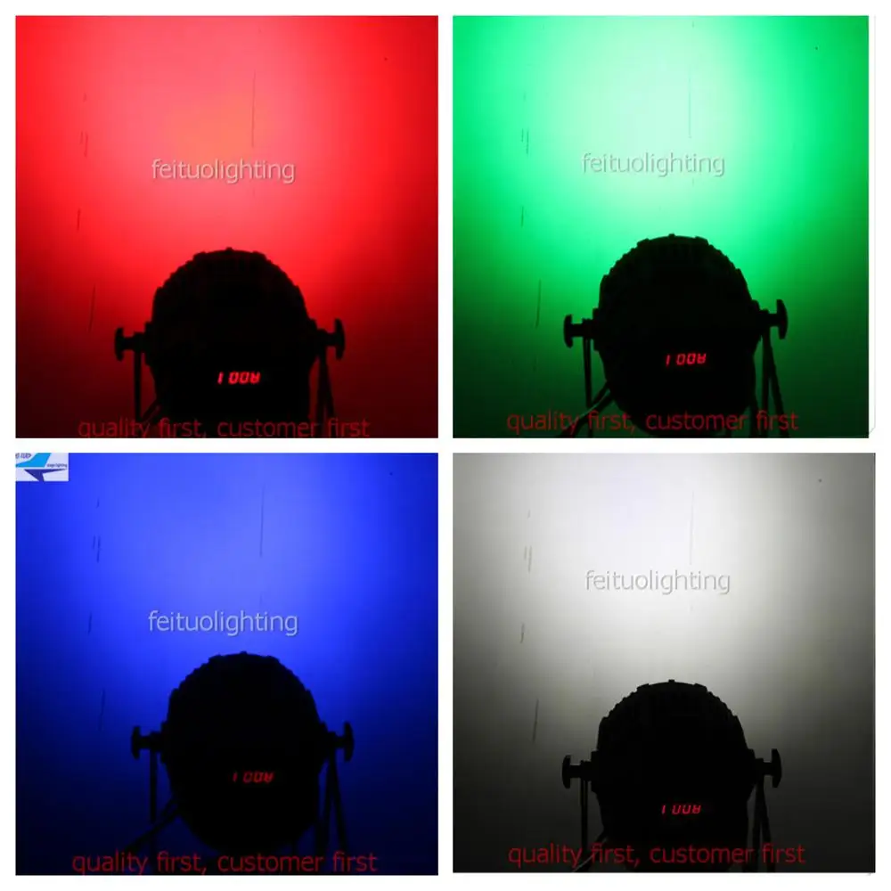 12 шт./лот+ flycase led par light 18x10 Вт RGBW 4в1 цвета водонепроницаемый свет