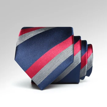 

Brand New Top Quality Silk Tie For Men Business Formal Neck Tie Men's 7CM Wedding Neckties Fashion Casual Ties Great For Party