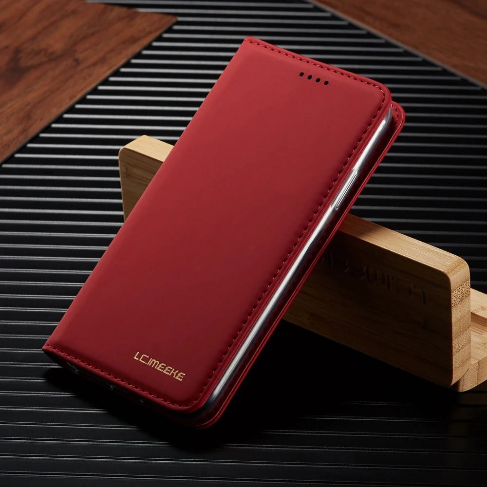 Красный 5s SE откидная крышка для iPhone 11 Pro Max чехол для телефона кожаный на Coque iPhone 6 6S 7 8 Plus iPhone X XR XS чехол Funda - Цвет: Красный