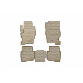 

Floor mats Land Rover Discovery 4, 2010-2014, 4 PCs (Pu,