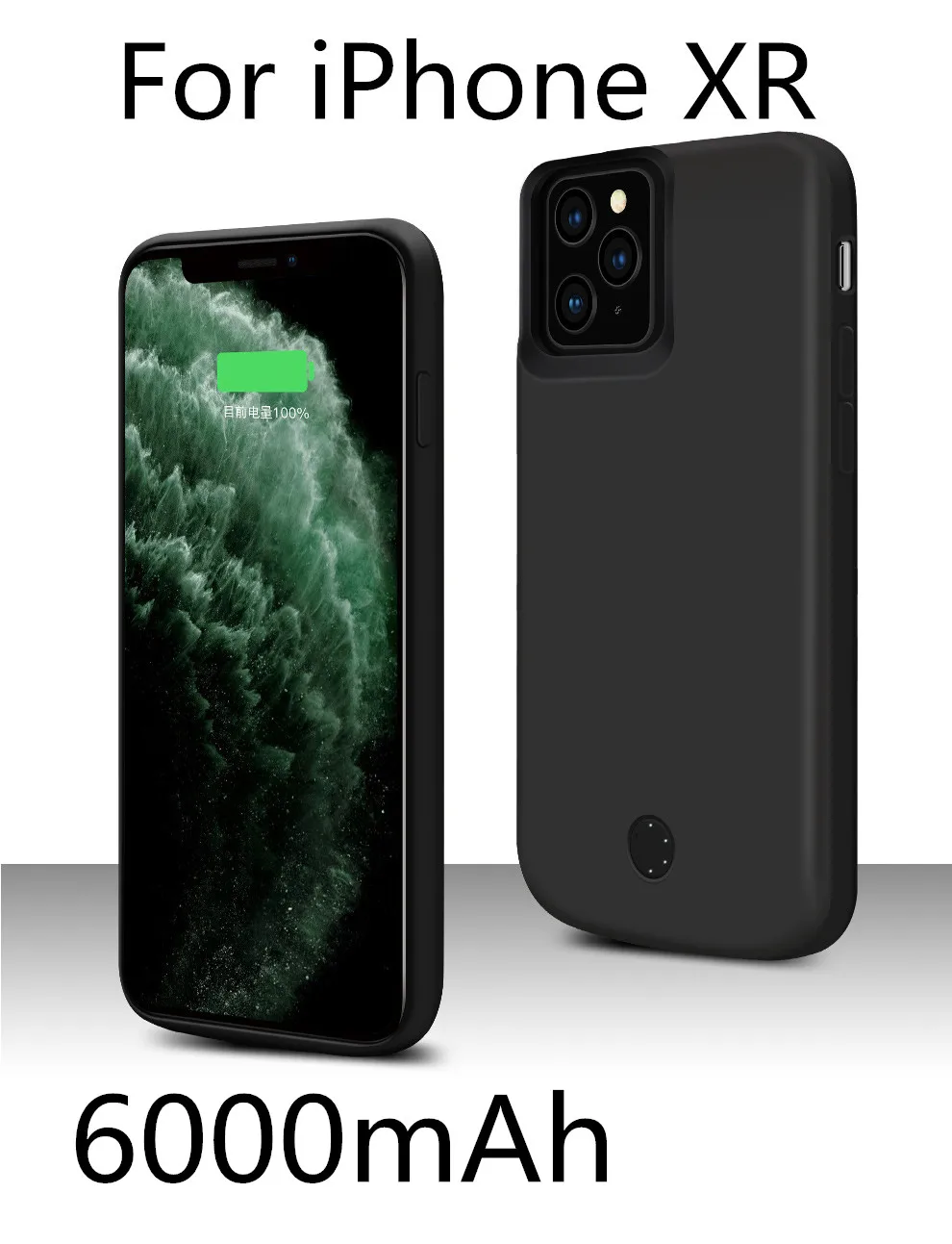Чехол power Bank для iPhone 5, 6, 6S Plus, 7, 8 Plus, X, XR, XS Max, 11 Pro,, чехол для аккумулятора, тонкий, 5000-8000 мА/ч, зарядное устройство - Color: 7