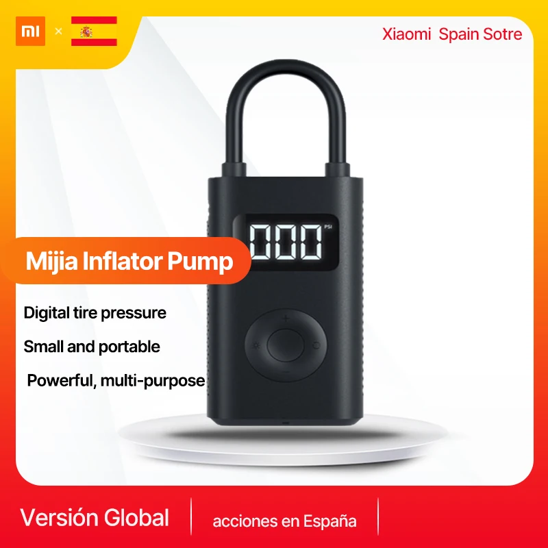 Xiaomi Mijia воздушный насос Накачка давления цифровой Мониторинг компрессора шины