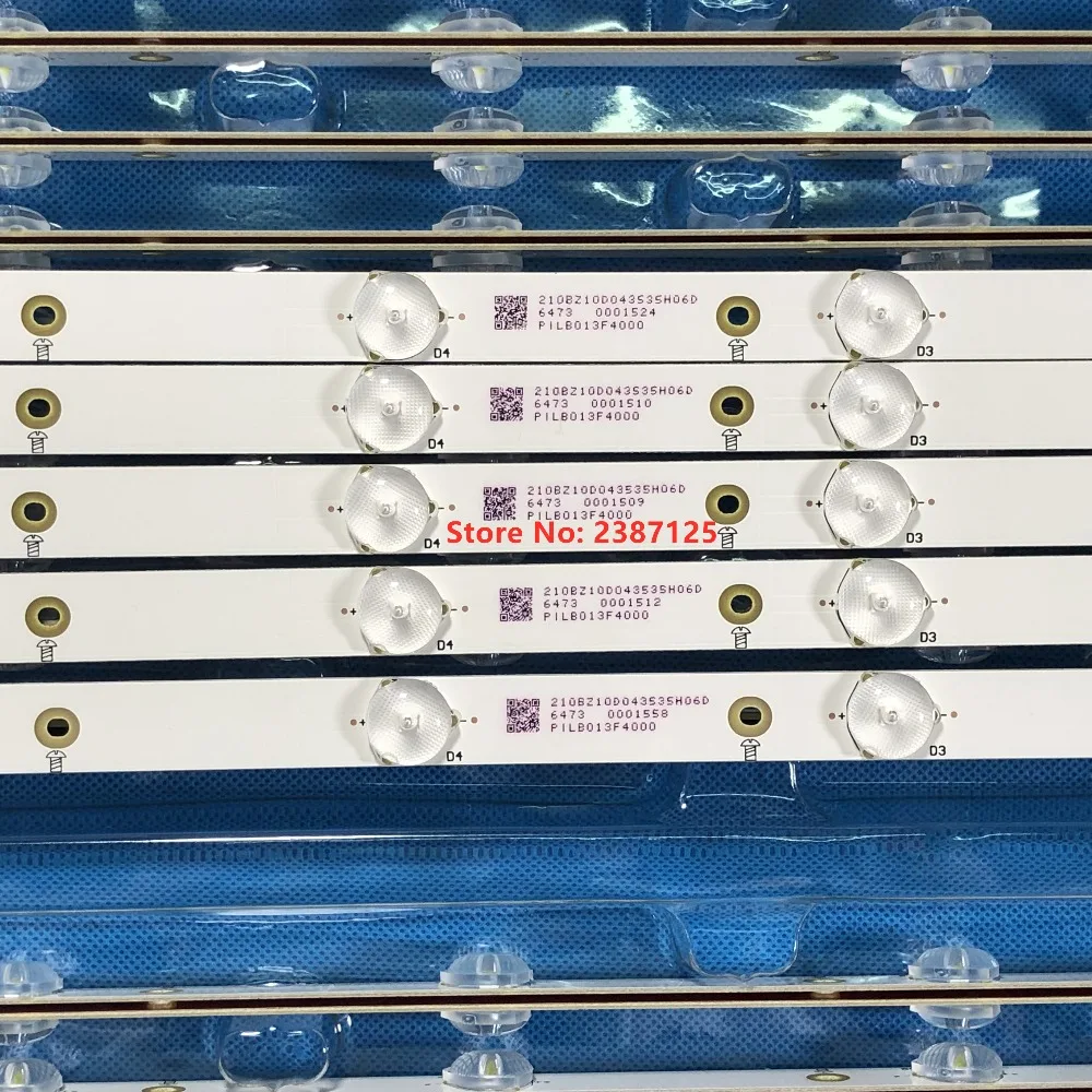Светодиодный Подсветка лампы газа для VIZIO 43PFT4131 43PFS5301 GJ-2K15-430-D510 GJ-2K16-430-D510-V4 01Q T430HVN01.1 C1 LTTWSEAR LTT7SEBR