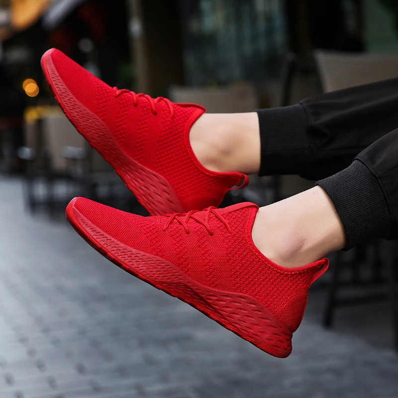 Мужские кроссовки, дышащие, Flyknit, спортивная обувь для бега, повседневная, уличная, модная, сетка, Треккинговая обувь, тренировочная обувь, дропшиппинг, AODLEE