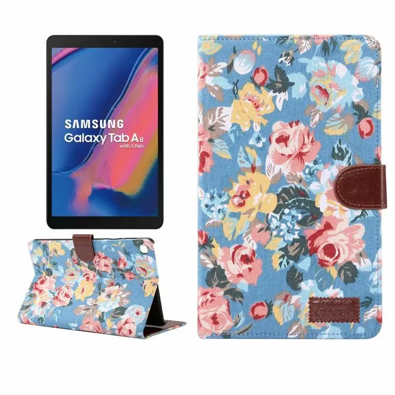 Тканый дизайнерский чехол для планшета из искусственной кожи Samsung Galaxy Tab A 8 0 дюйма