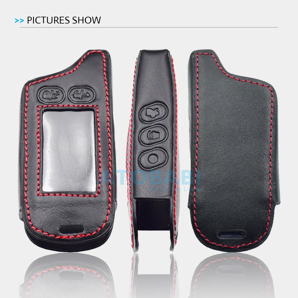 Кожаный чехол для ключей Tomahawk TZ 9010 SL 950 TZ9010 двухсторонняя Автомобильная