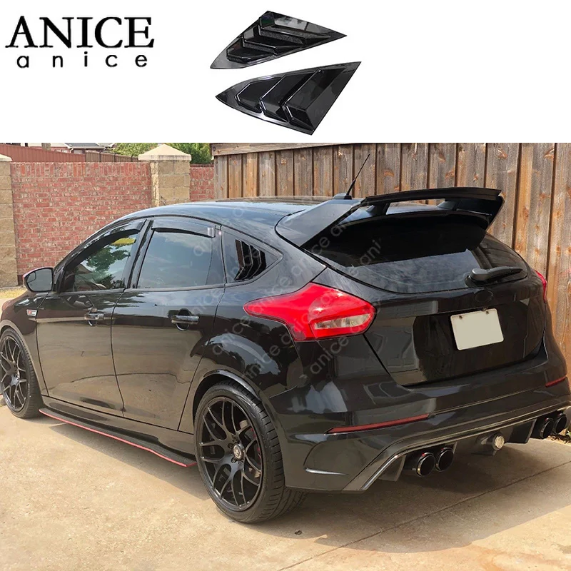 Подходит для хэтчбека Ford Focus ST RS из углеродного волокна цветные боковые жалюзи