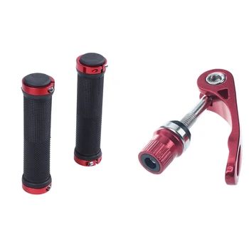 

Lever Quick Clamp Tool Bolt Red Alloy Bike Route Saddle & Double Lock on Locking Bmx Mtb Mountain Bike Cycle Bicycle Handle Bar