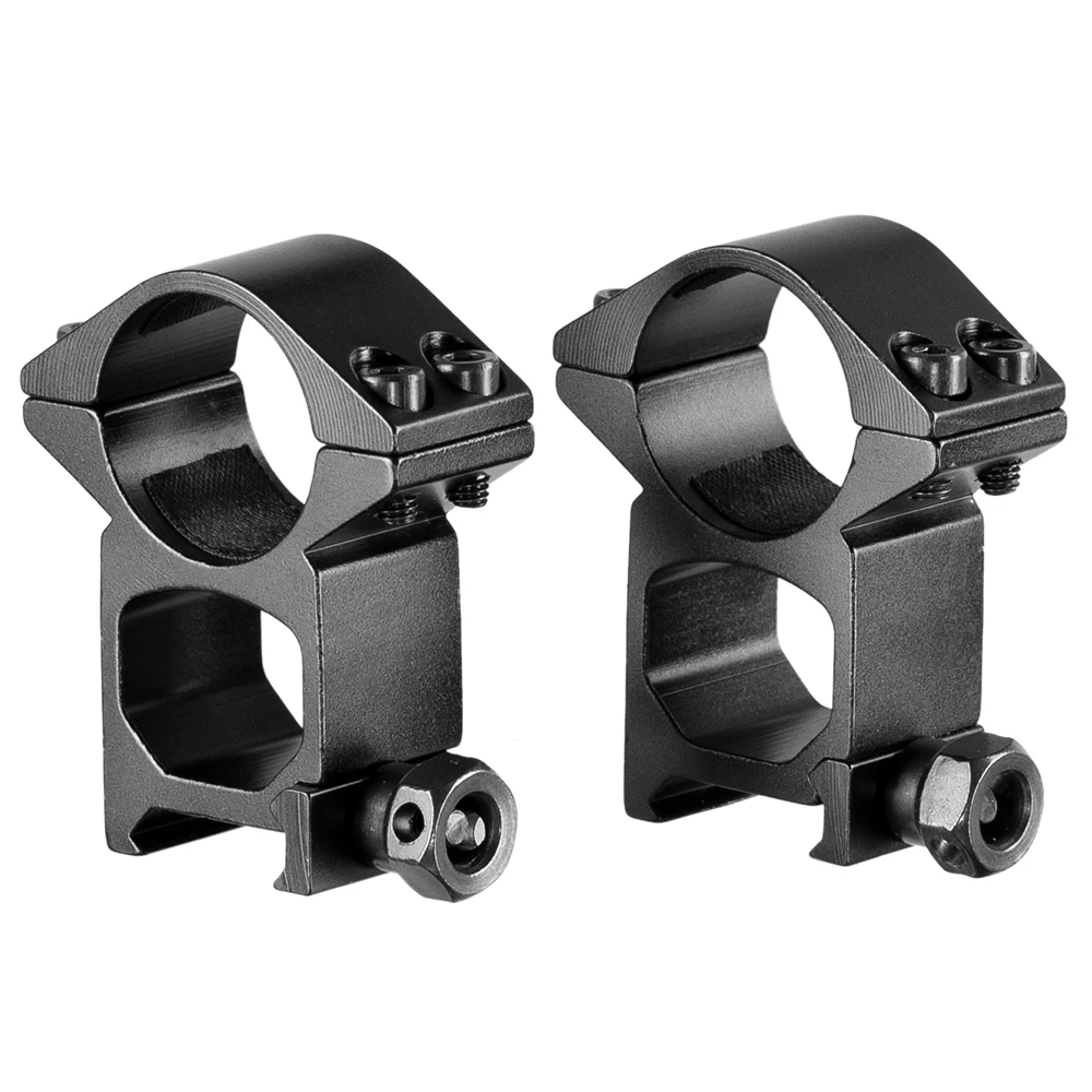 2PCS Rifle Scope Ring Mount 25.4mm/30mm 11mm/20mm Picatinny Dovetail Rail Hunting