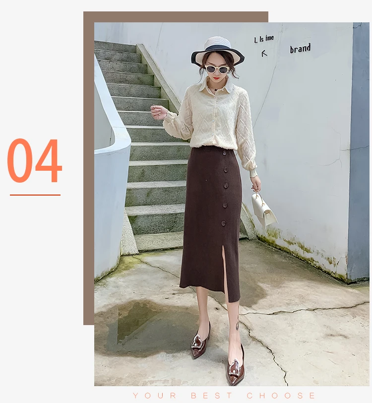 Fv2251 new autumn winter women fashion casual sexy Skirt kawaii plus size skirt long skirt harajuku