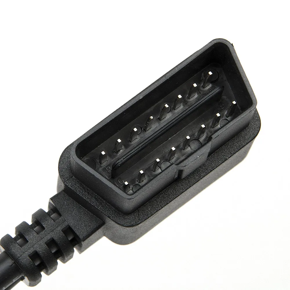 Высококачественный кабель OBD2 Удлинительный сплиттер 16 Pin штекер Двойной Женский Y OBD кабель для VAG автомобильный разъем