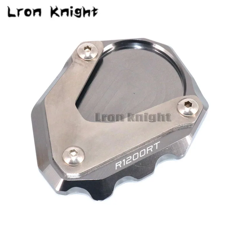 Motorcycle Kickstand Extender Motorcycle Kickstand Pad Motorcycle Kickstand For BMW R1200RT R1200 RT R 1200RT 2004-2013 Motorcycle CNC Kickstand Foot Side Stand Extension Pad Support Plate Enlarge Stand